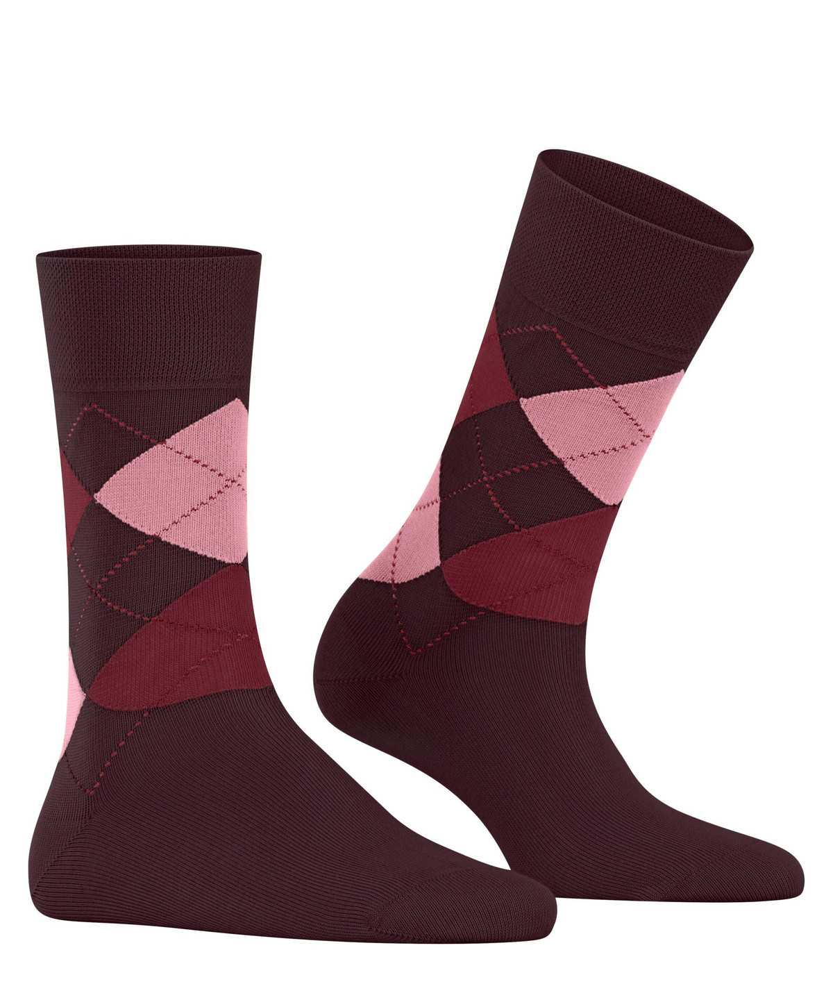 Falke Sensitive Argyle Socks Naisten Sukat Punainen | 13476LMCA