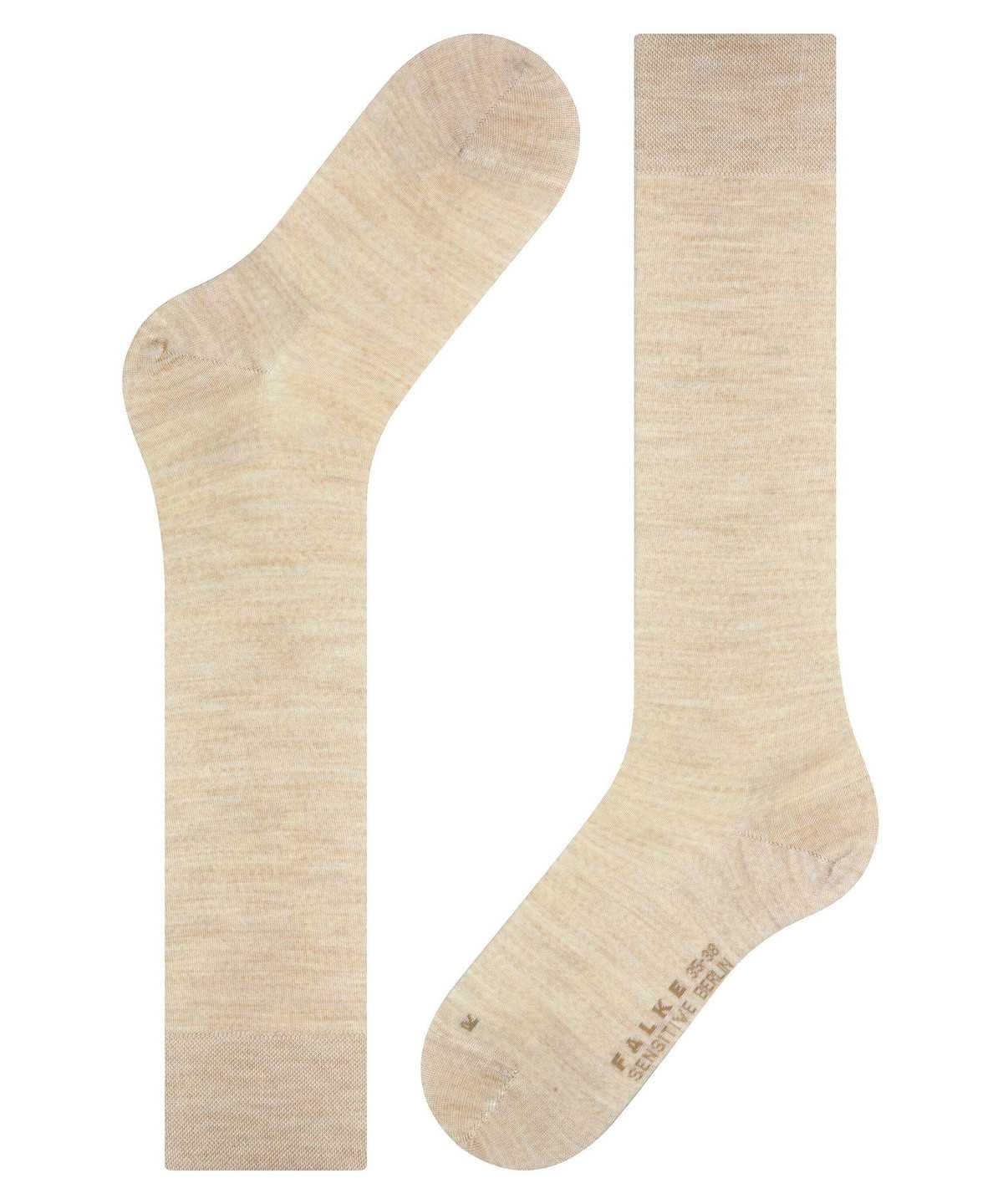 Falke Sensitive Berlin Knee-high Socks Naisten Sukat Beige | 03278GMWK