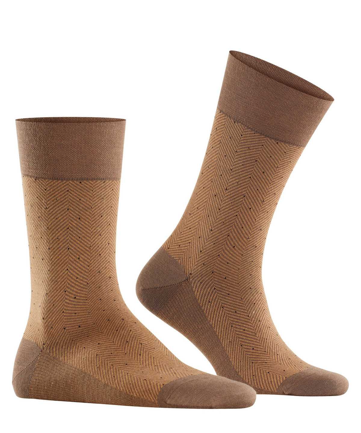 Falke Sensitive Herringbone Socks Miesten Sukat Ruskea | 63489HDUB