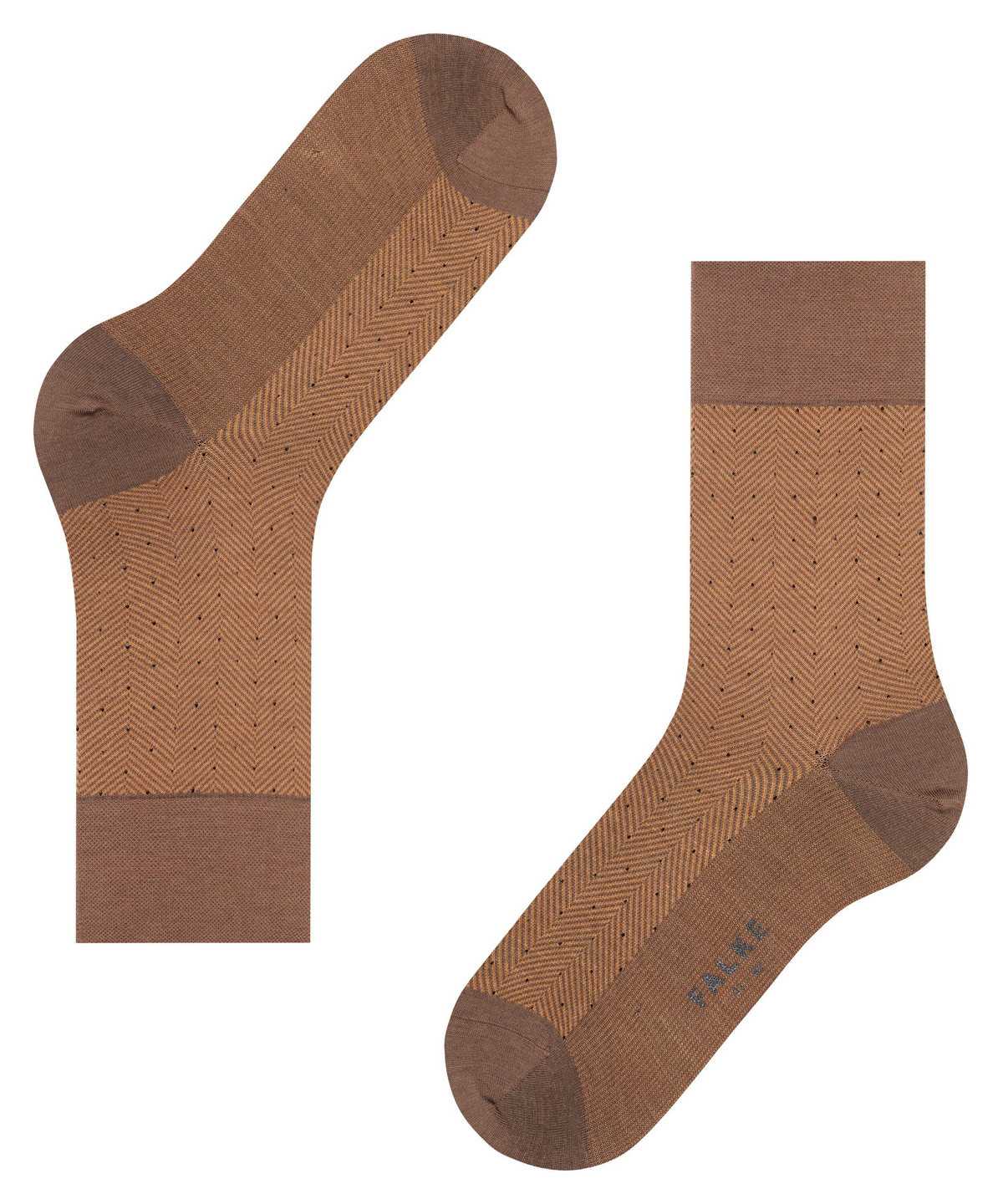 Falke Sensitive Herringbone Socks Miesten Sukat Ruskea | 63489HDUB