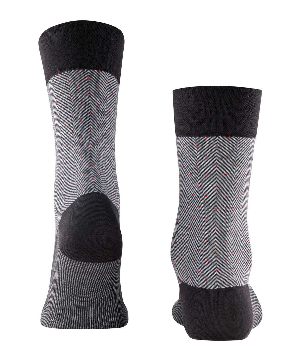 Falke Sensitive Herringbone Socks Miesten Sukat Mustat | 13607YGKT