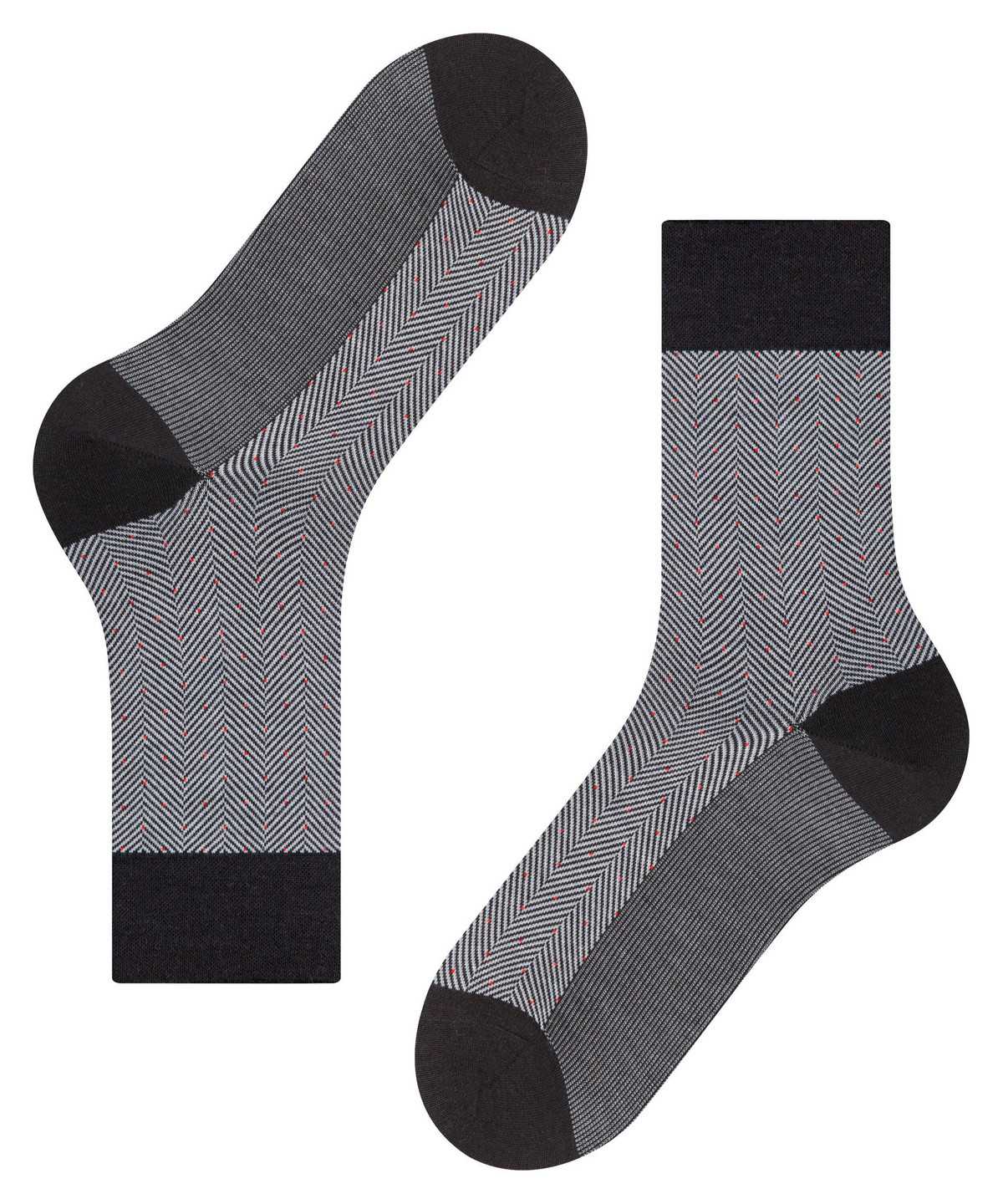 Falke Sensitive Herringbone Socks Miesten Sukat Mustat | 13607YGKT