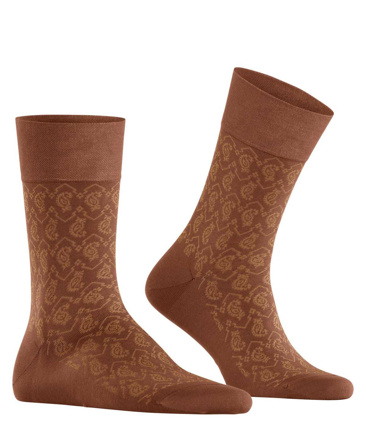 Falke Sensitive Indian Tie Pattern Socks Miesten Sukat Ruskea | 39108GVNE