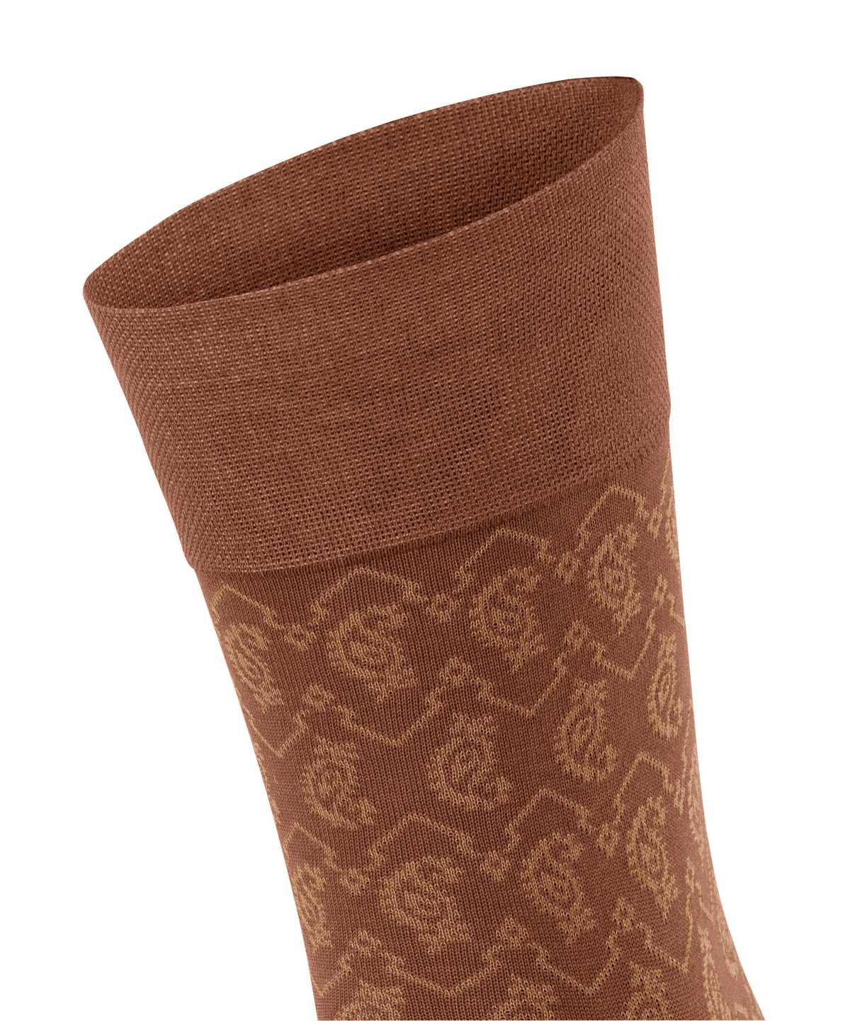 Falke Sensitive Indian Tie Pattern Socks Miesten Sukat Ruskea | 39108GVNE