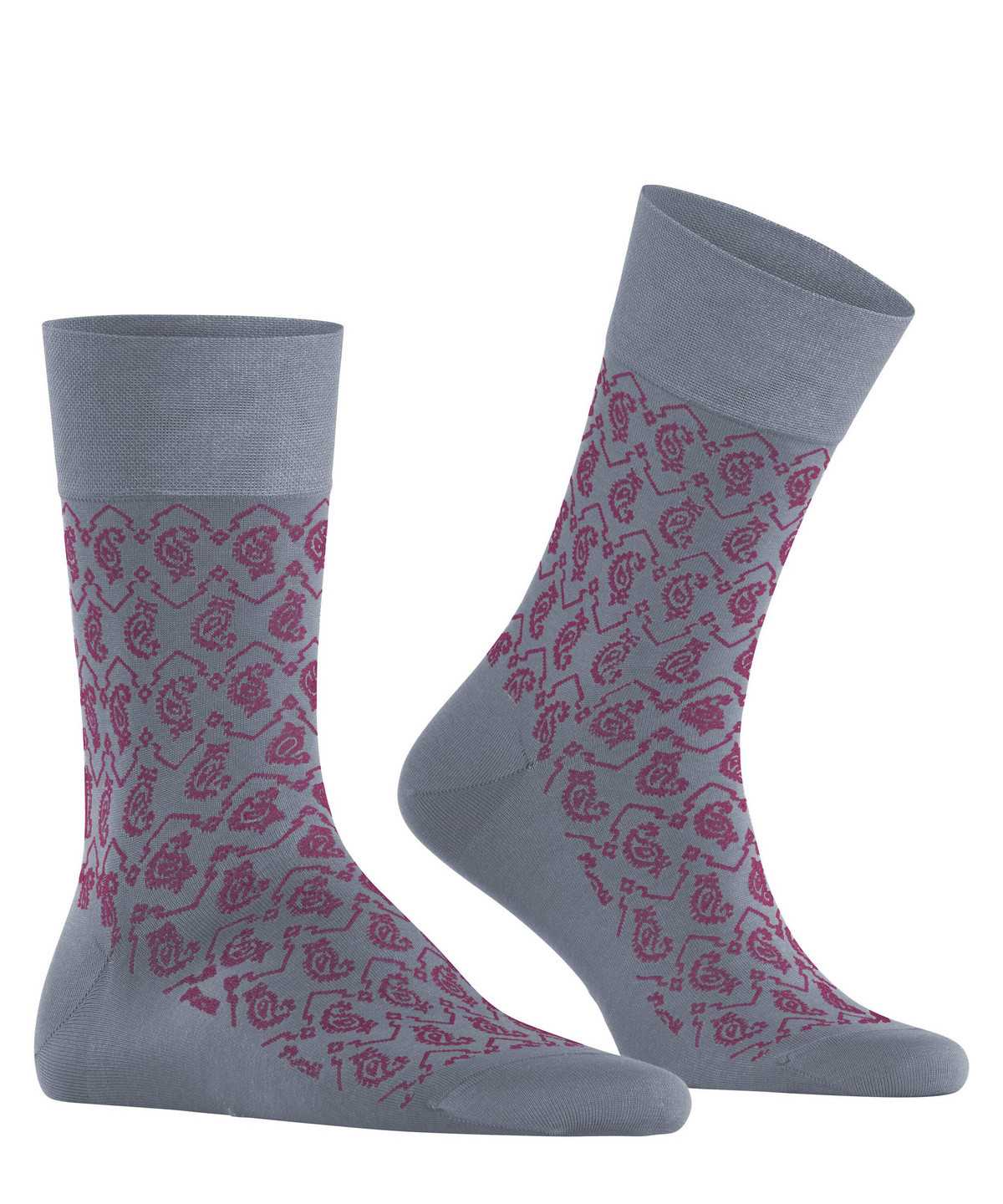 Falke Sensitive Indian Tie Pattern Socks Miesten Sukat Harmaat | 04156TKXV