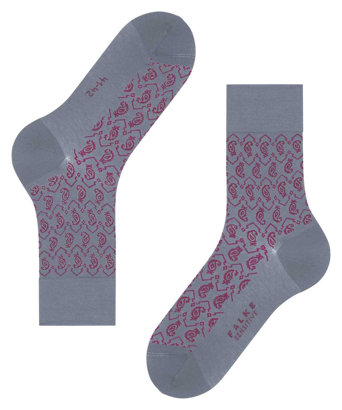 Falke Sensitive Indian Tie Pattern Socks Miesten Sukat Harmaat | 04156TKXV