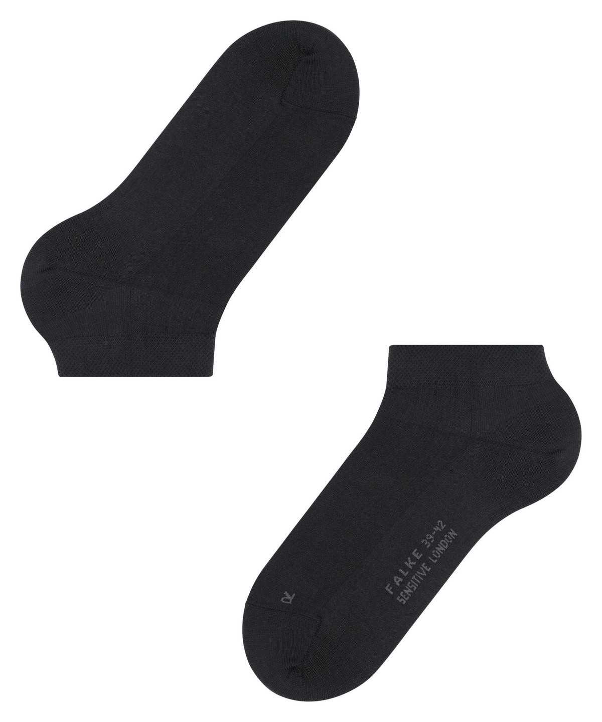 Falke Sensitive London Sneaker socks Miesten Sukat Mustat | 79615OEYD