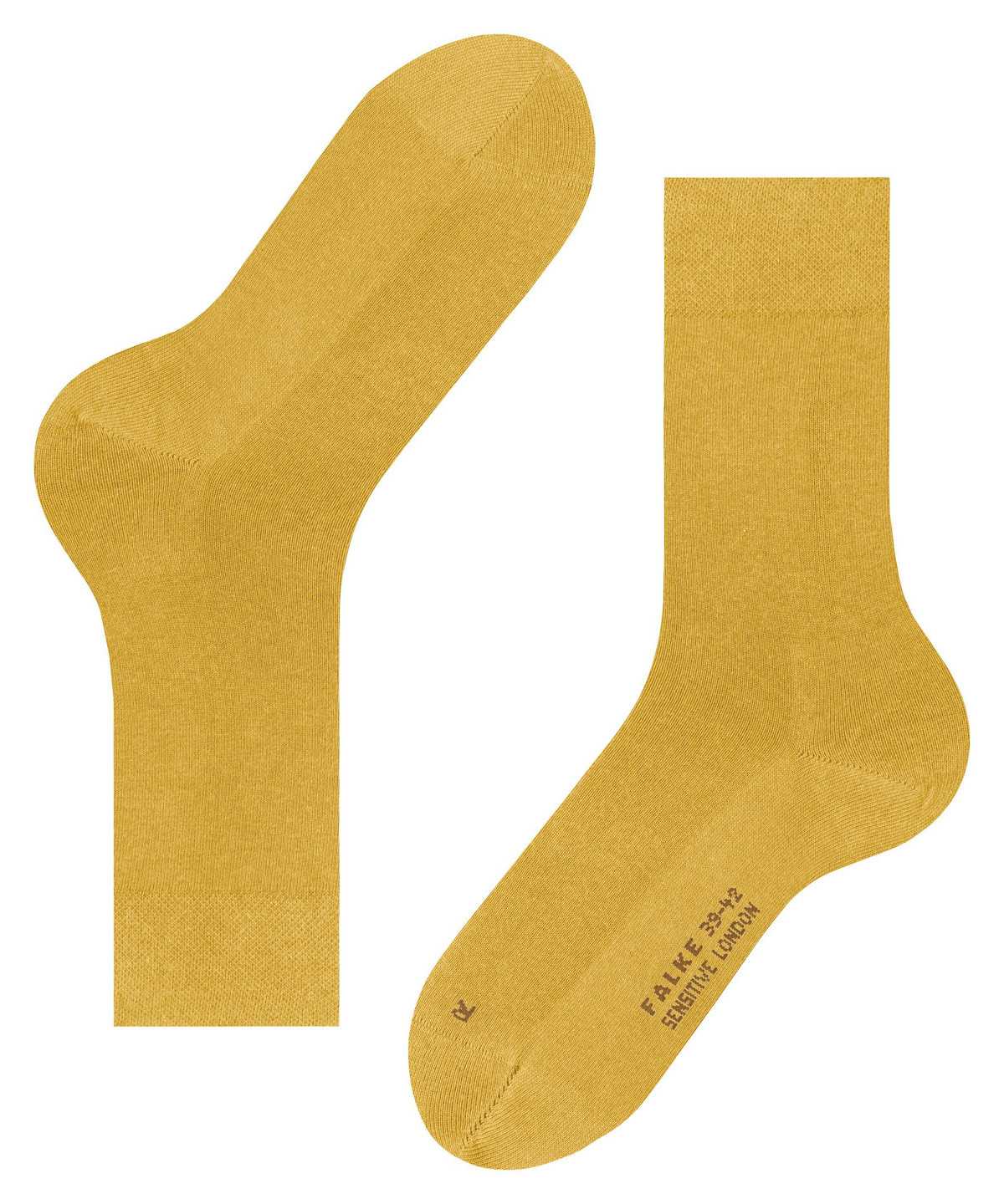 Falke Sensitive London Socks Miesten Sukat Keltainen | 75349HWPS