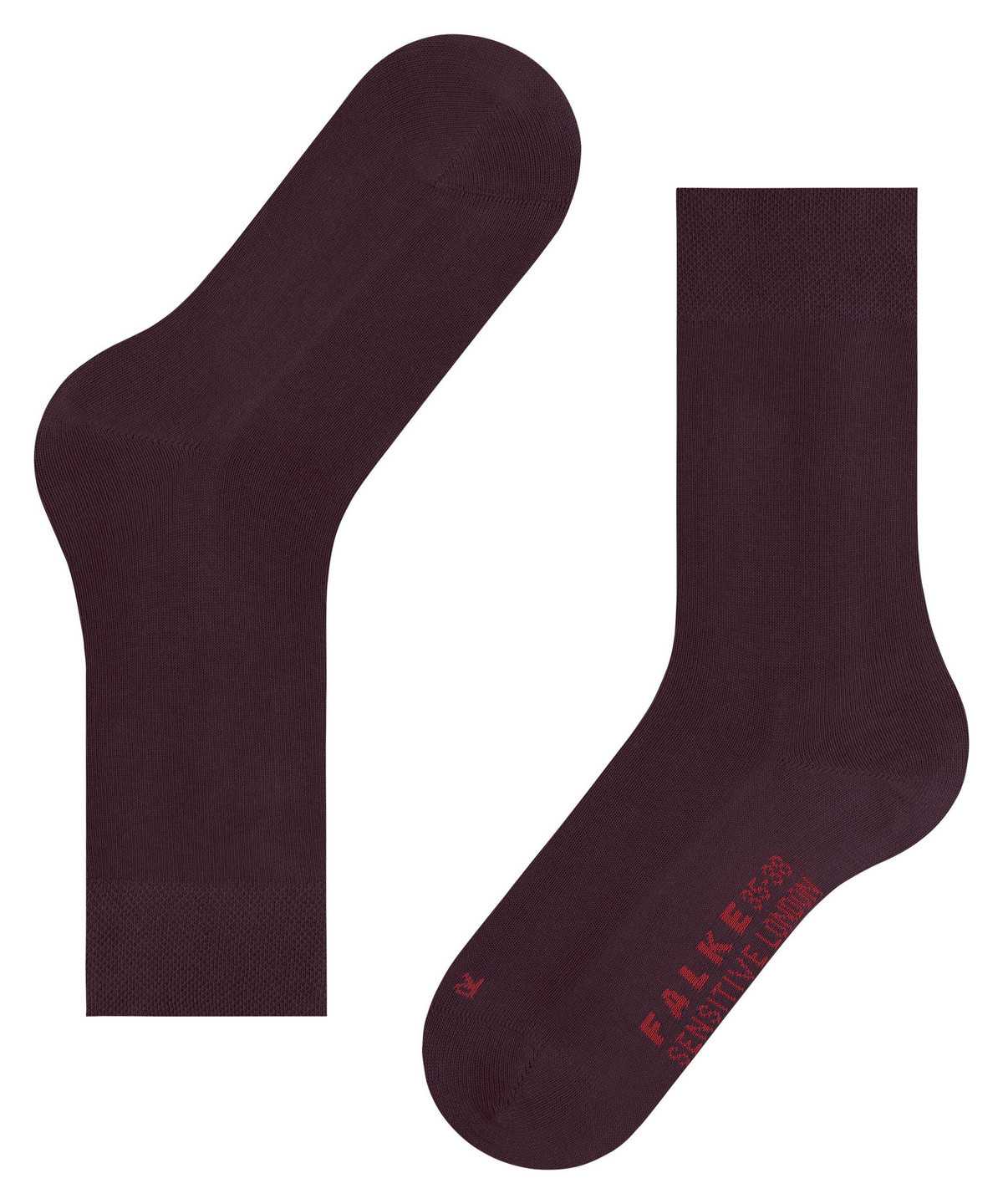 Falke Sensitive London Socks Naisten Sukat Punainen | 13278SFCH