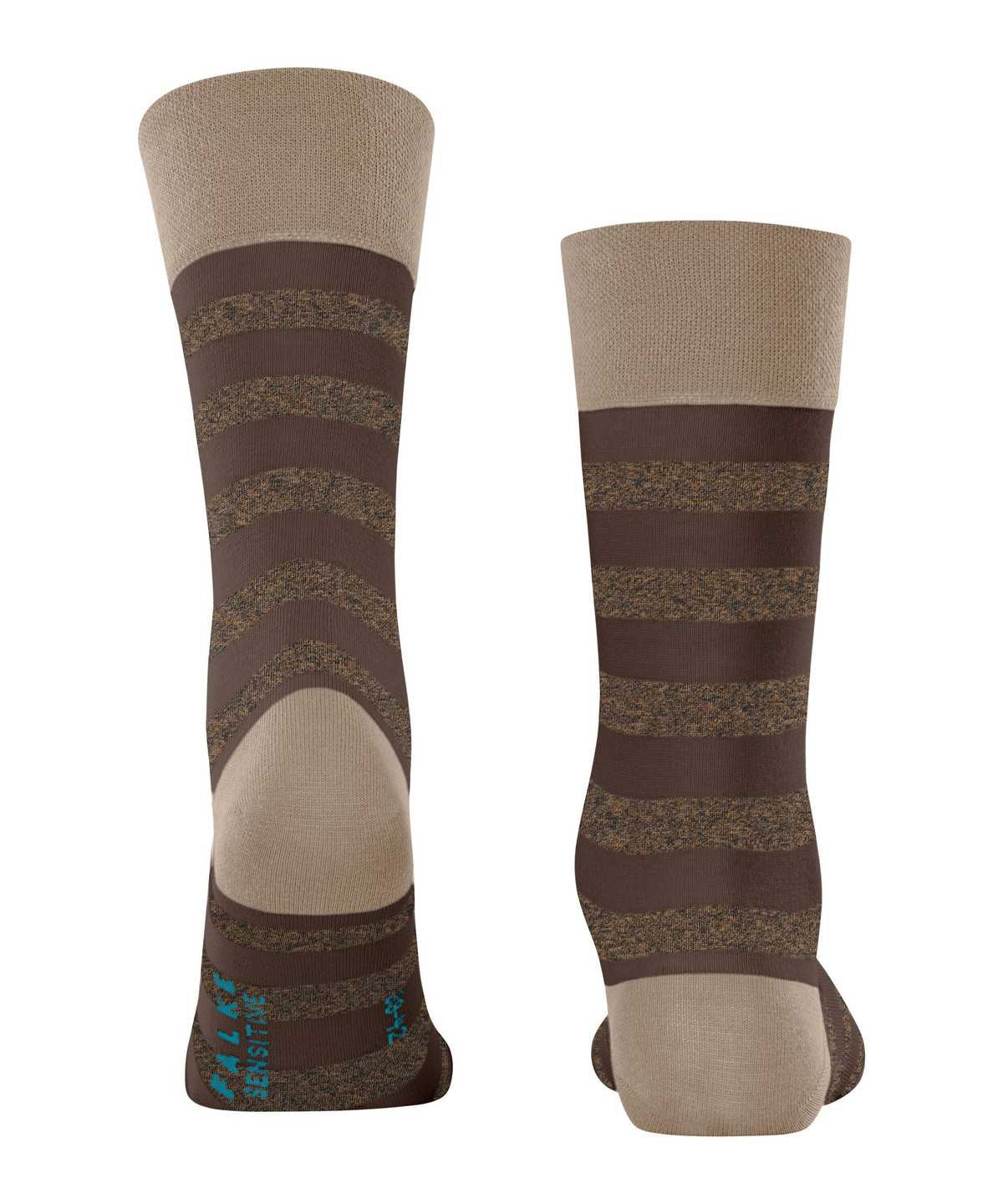 Falke Sensitive Mapped Line Socks Miesten Sukat Ruskea | 20765QBRY