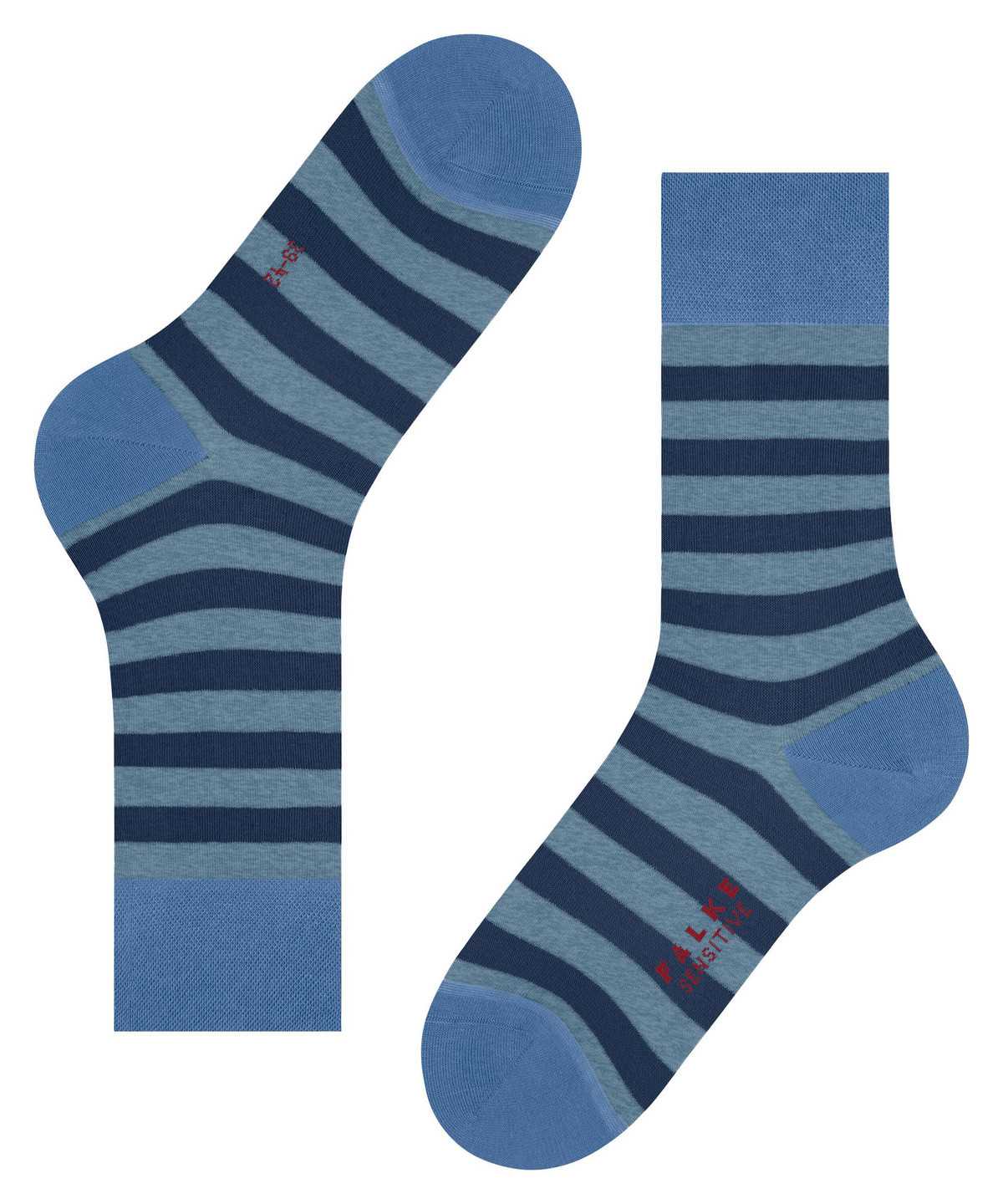 Falke Sensitive Mapped Line Socks Miesten Sukat Sininen | 92015ABXH