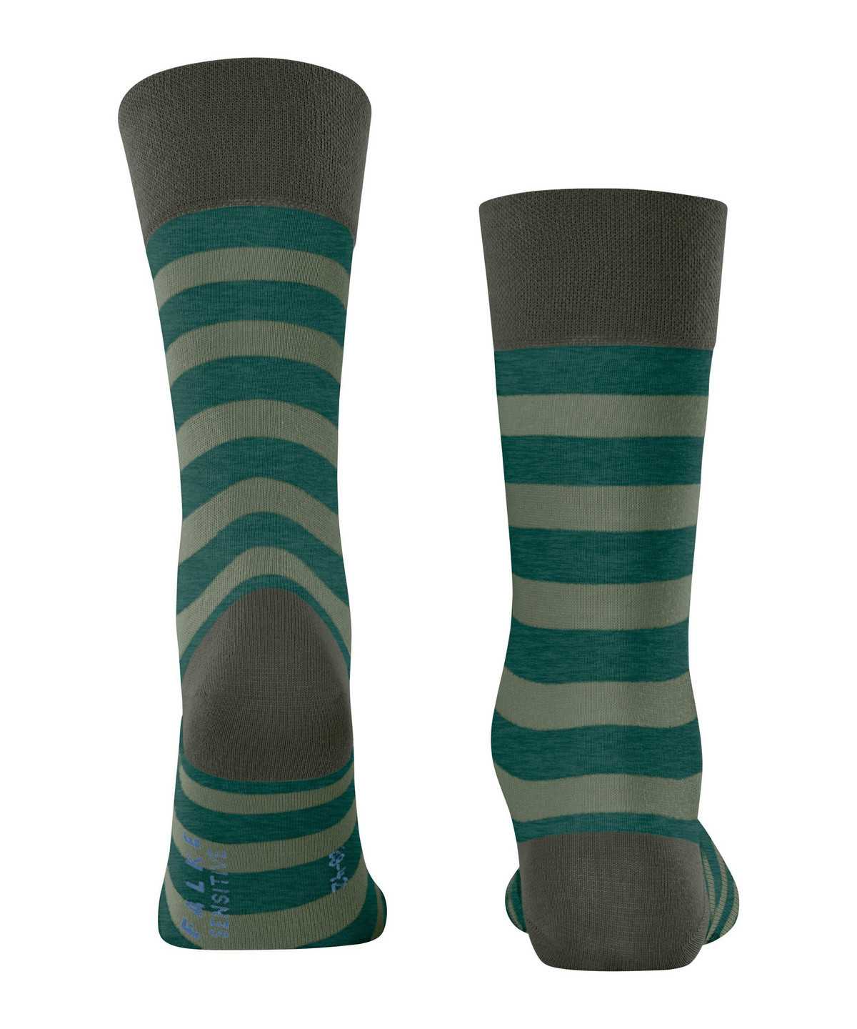 Falke Sensitive Mapped Line Socks Miesten Sukat Vihreä | 02589WTCY