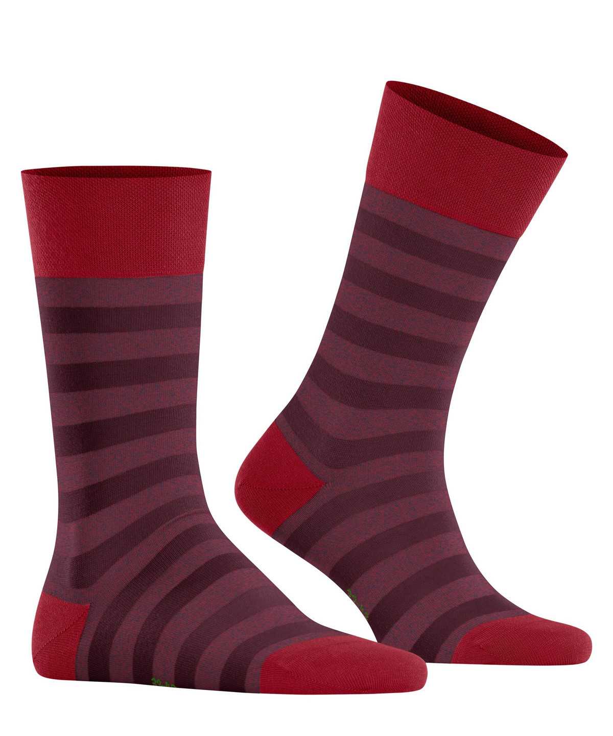 Falke Sensitive Mapped Line Socks Miesten Sukat Punainen | 01395ZMVC