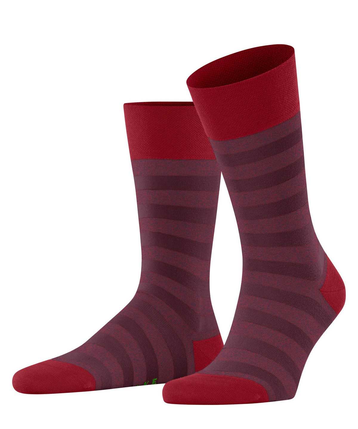 Falke Sensitive Mapped Line Socks Miesten Sukat Punainen | 01395ZMVC