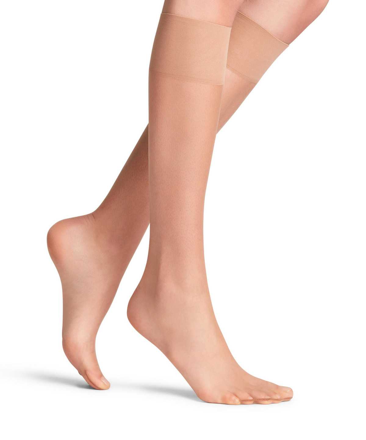 Falke Shelina 12 DEN Knee-high Socks Naisten Sukat Beige | 16389XRBJ