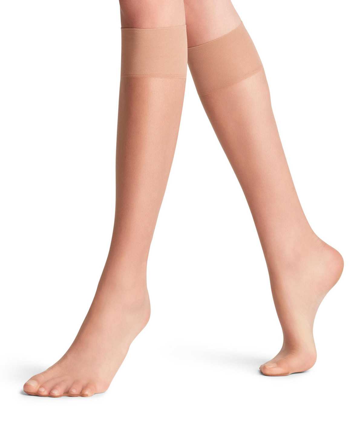 Falke Shelina 12 DEN Knee-high Socks Naisten Sukat Beige | 16389XRBJ