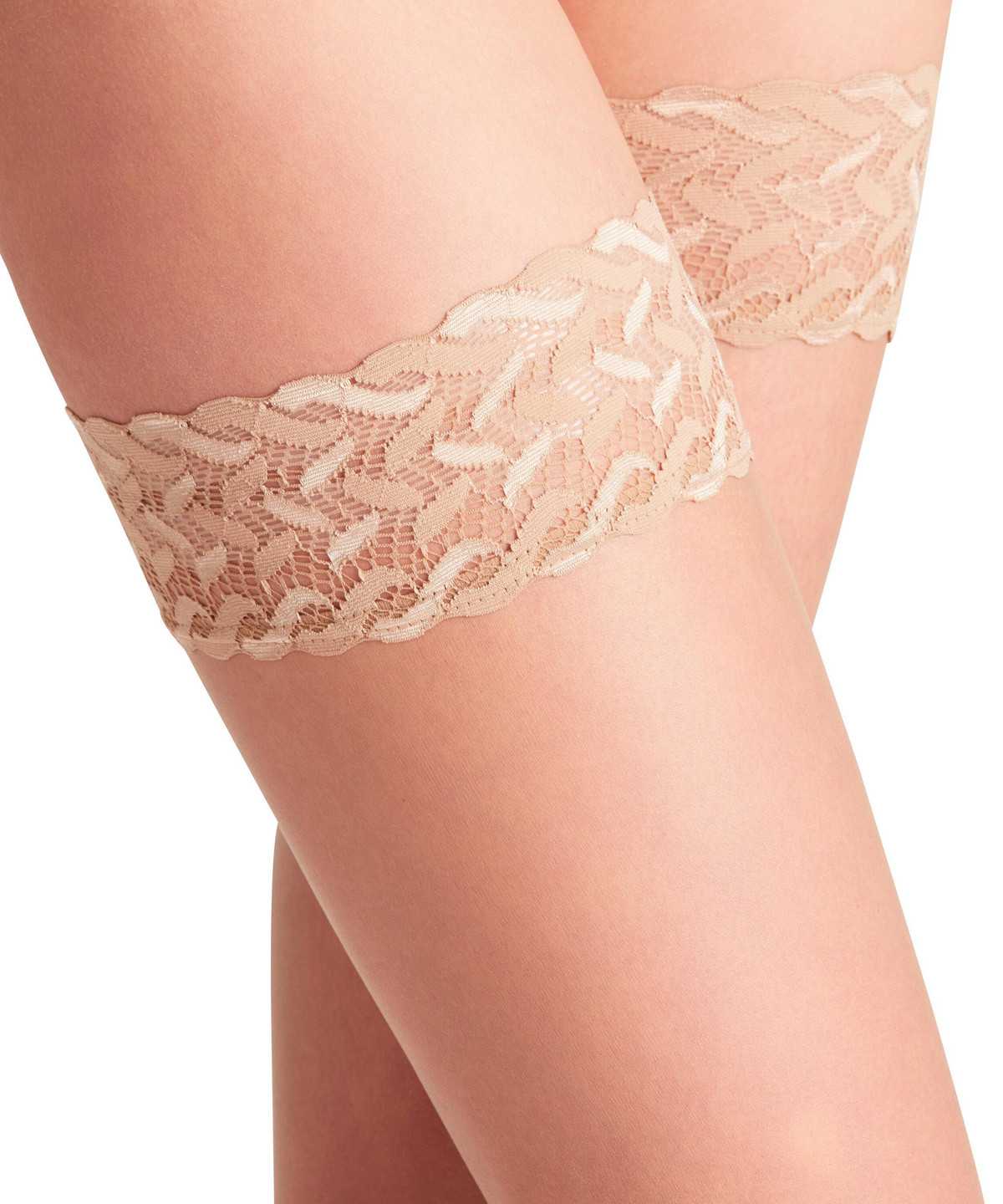 Falke Shelina 12 DEN Stay-ups Naisten Thigh Highs Beige | 60428LAGT