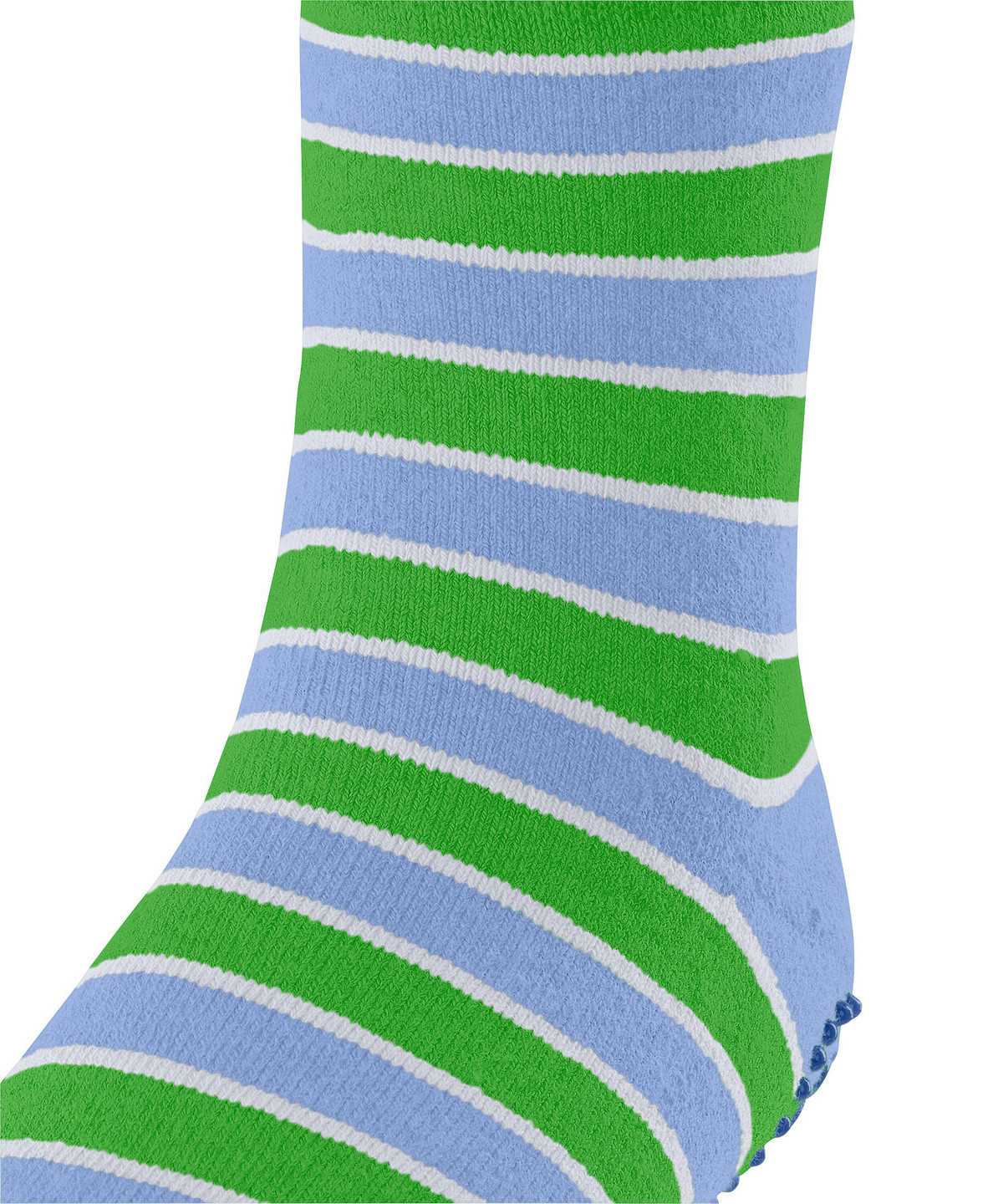 Falke Simple Stripes House socks Lasten Sukat Vihreä | 19430SUBH