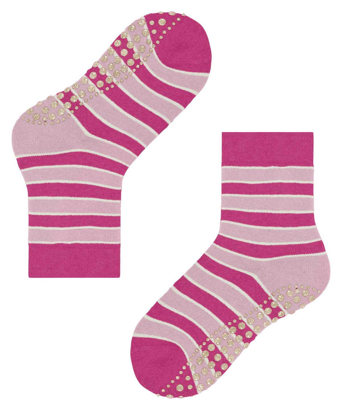 Falke Simple Stripes House socks Lasten Sukat Pinkki | 69751WFOG