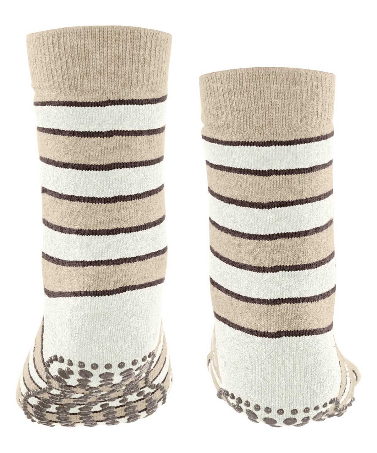 Falke Simple Stripes House socks Lasten Sukat Beige | 96143QGYF