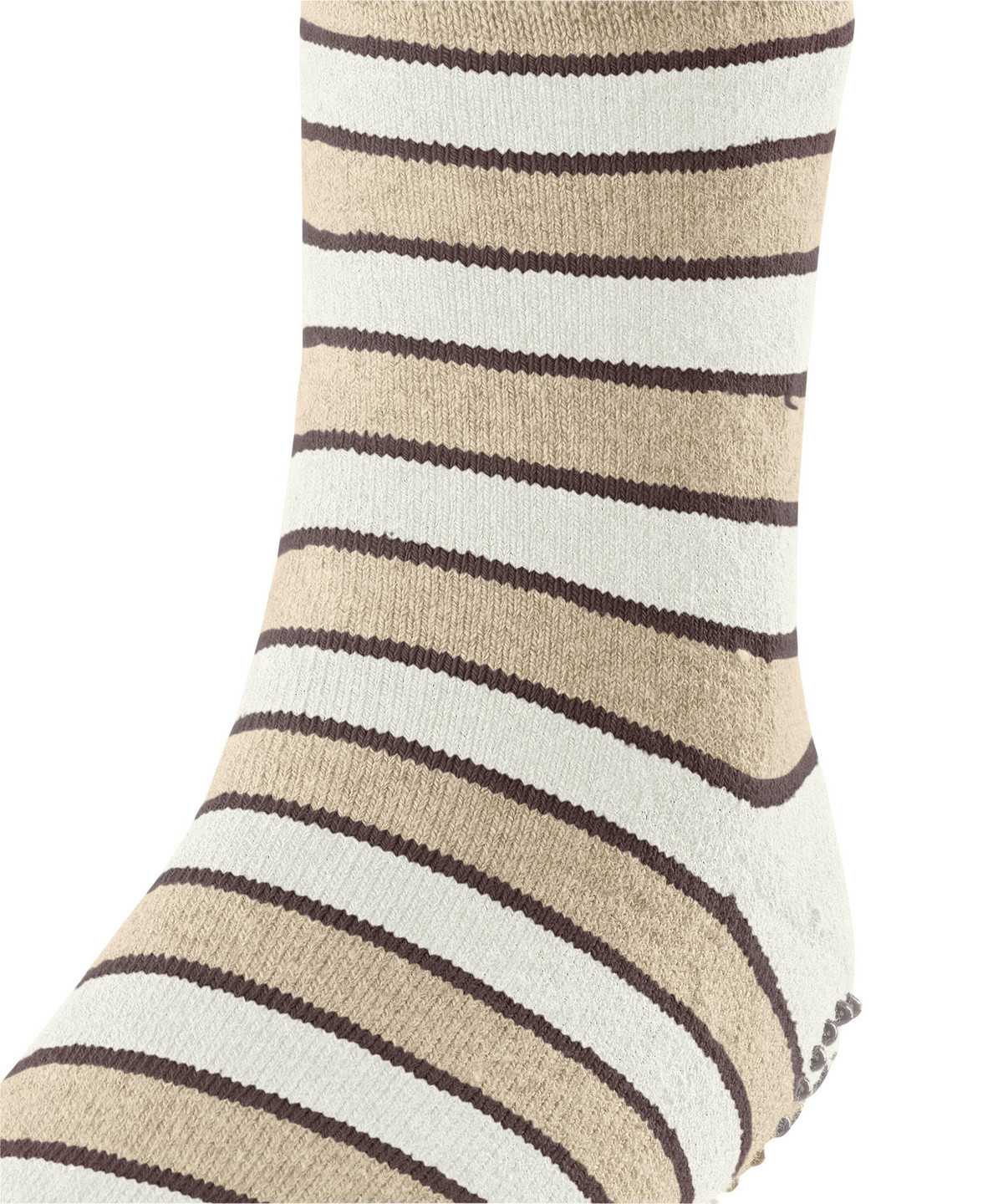 Falke Simple Stripes House socks Lasten Sukat Beige | 96143QGYF