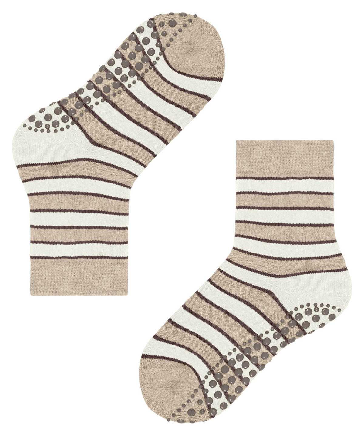 Falke Simple Stripes House socks Lasten Sukat Beige | 96143QGYF