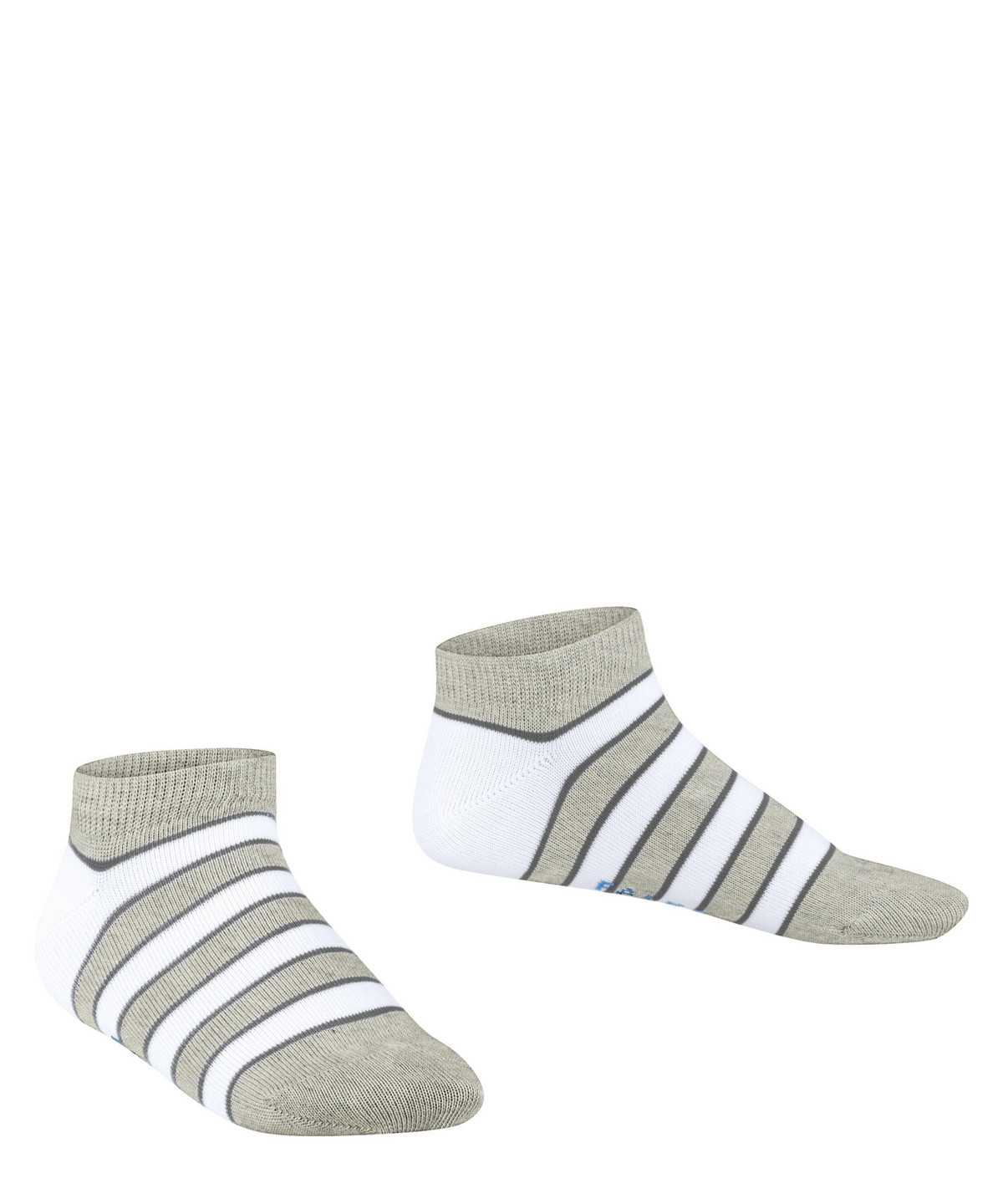 Falke Simple Stripes Sneaker socks Lasten Sukat Harmaat | 10368NQDW