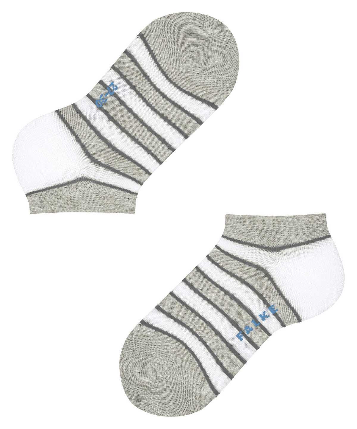 Falke Simple Stripes Sneaker socks Lasten Sukat Harmaat | 10368NQDW