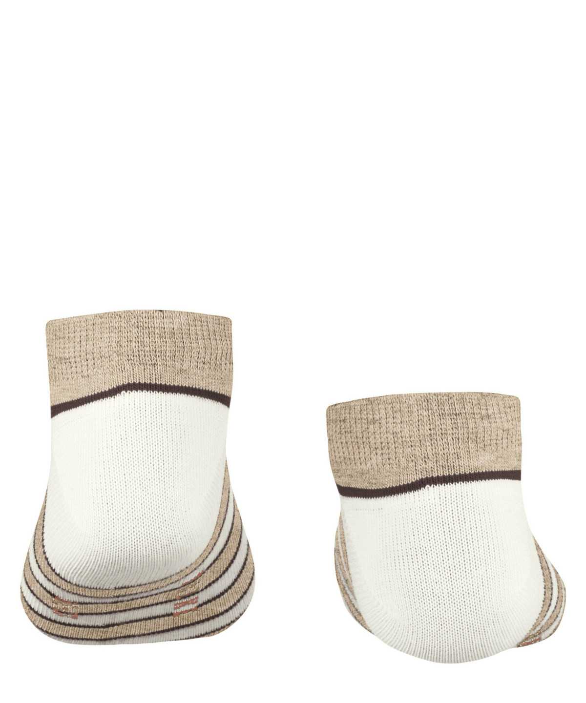 Falke Simple Stripes Sneaker socks Lasten Sukat Beige | 26903CEDH