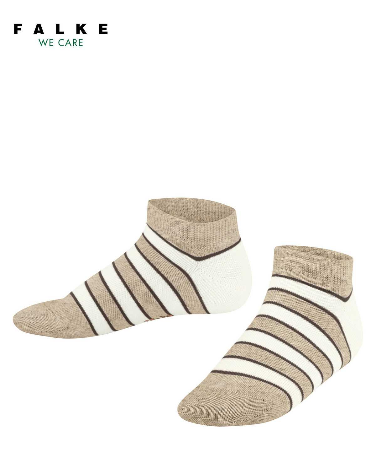 Falke Simple Stripes Sneaker socks Lasten Sukat Beige | 26903CEDH