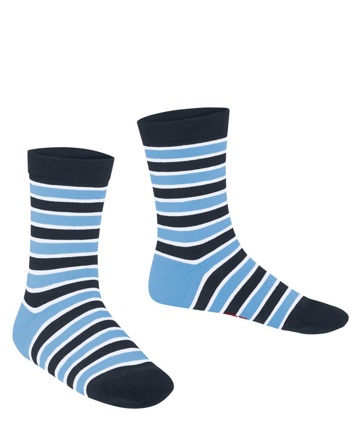 Falke Simple Stripes Socks Lasten Sukat Sininen | 02587ADZP