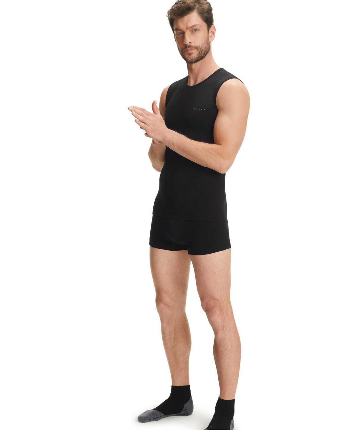 Falke Singlet Warm Miesten Functional Underwear Mustat | 72496LCYM