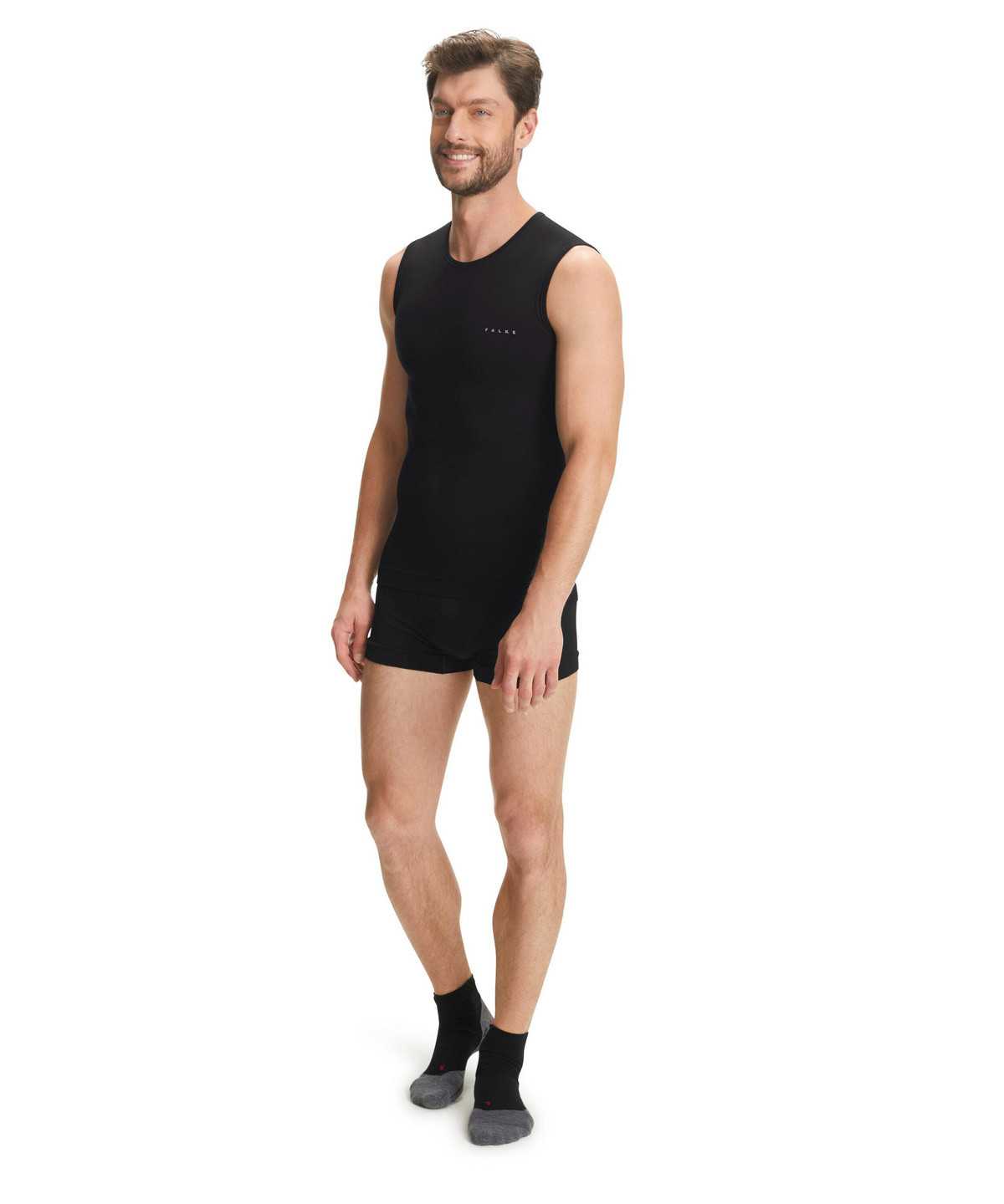 Falke Singlet Warm Miesten Functional Underwear Mustat | 72496LCYM