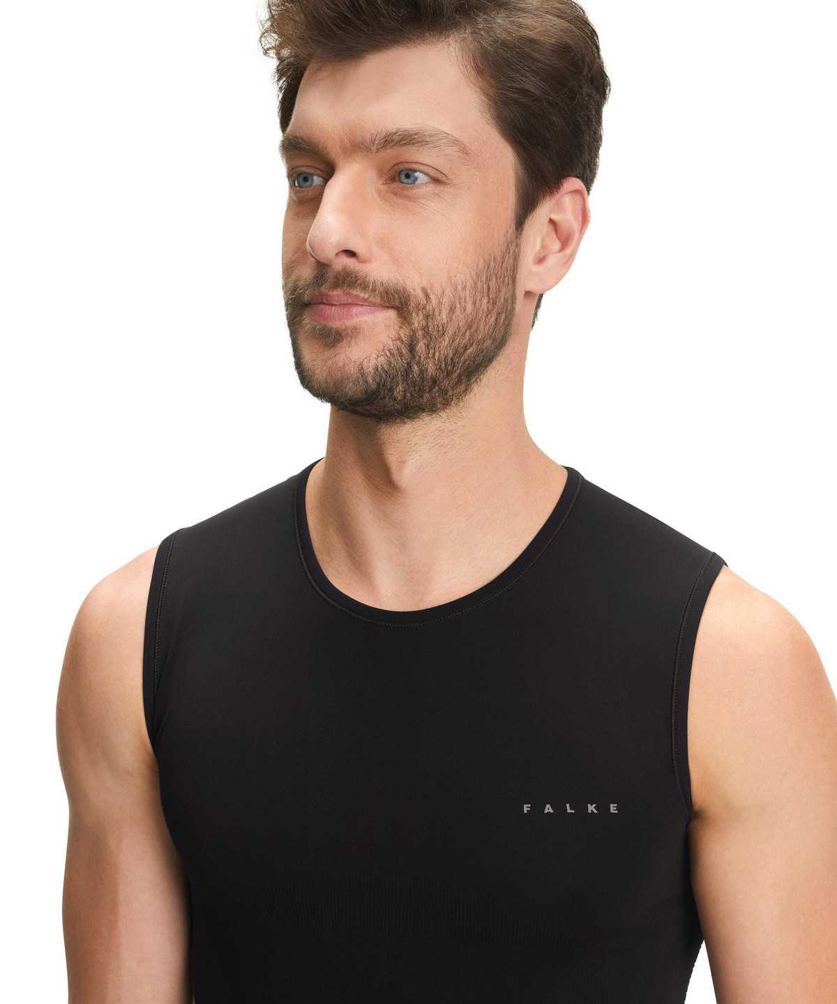 Falke Singlet Warm Miesten Functional Underwear Mustat | 72496LCYM