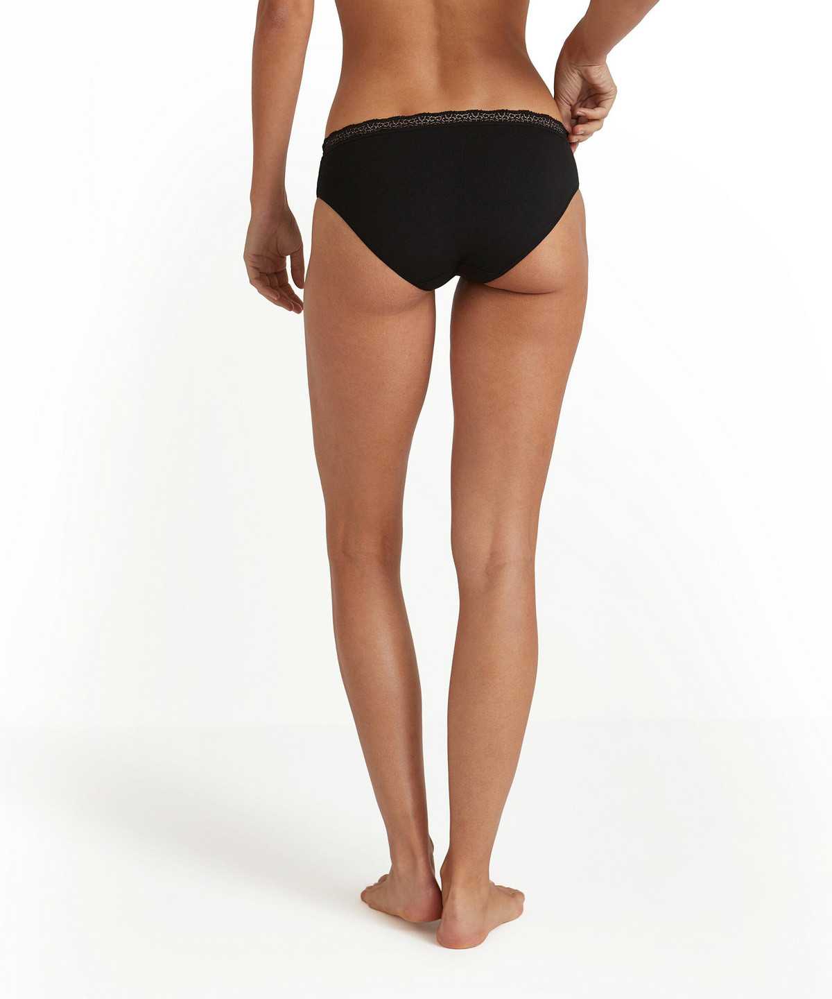 Falke Slip Daily Lace Naisten Panties & Slips Mustat | 96130RSJN