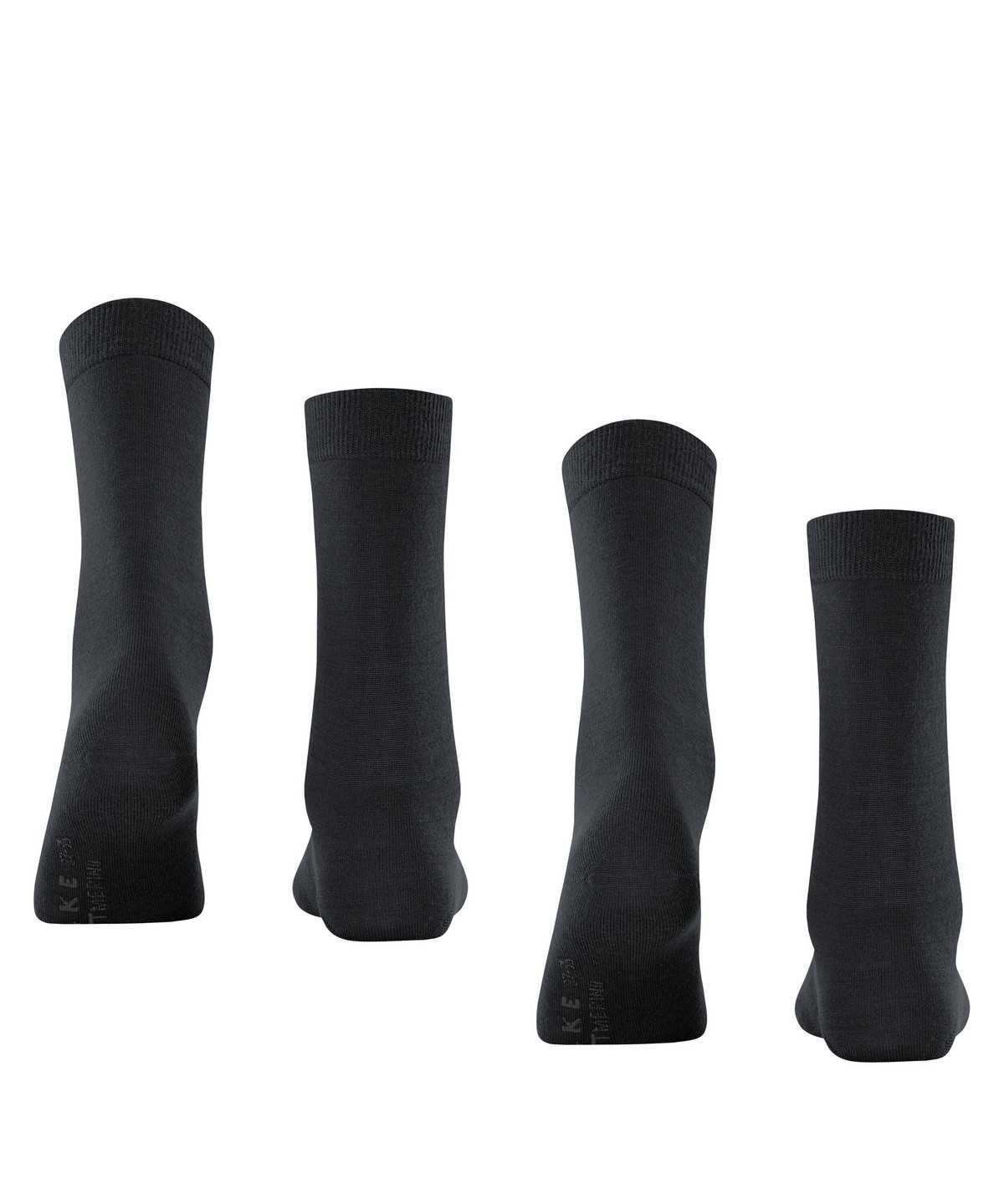 Falke Softmerino 2-Pack Socks Naisten Sukat Harmaat | 61284QXJZ