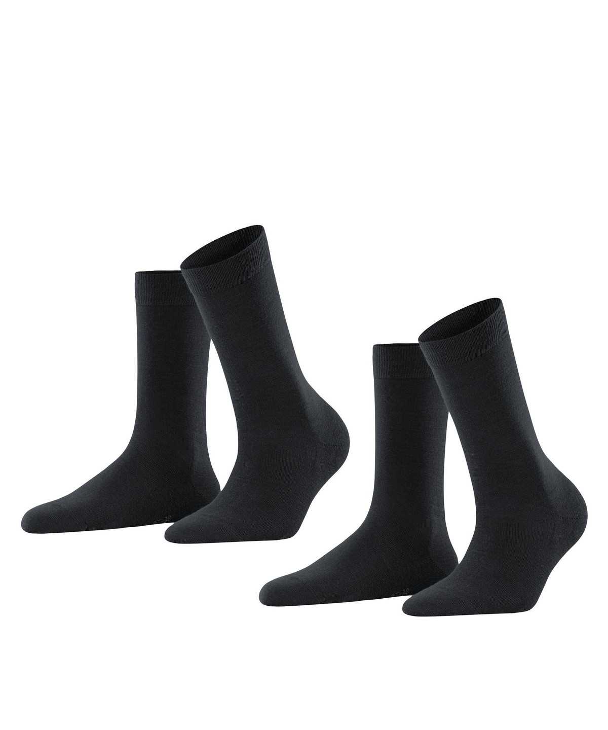 Falke Softmerino 2-Pack Socks Naisten Sukat Harmaat | 61284QXJZ