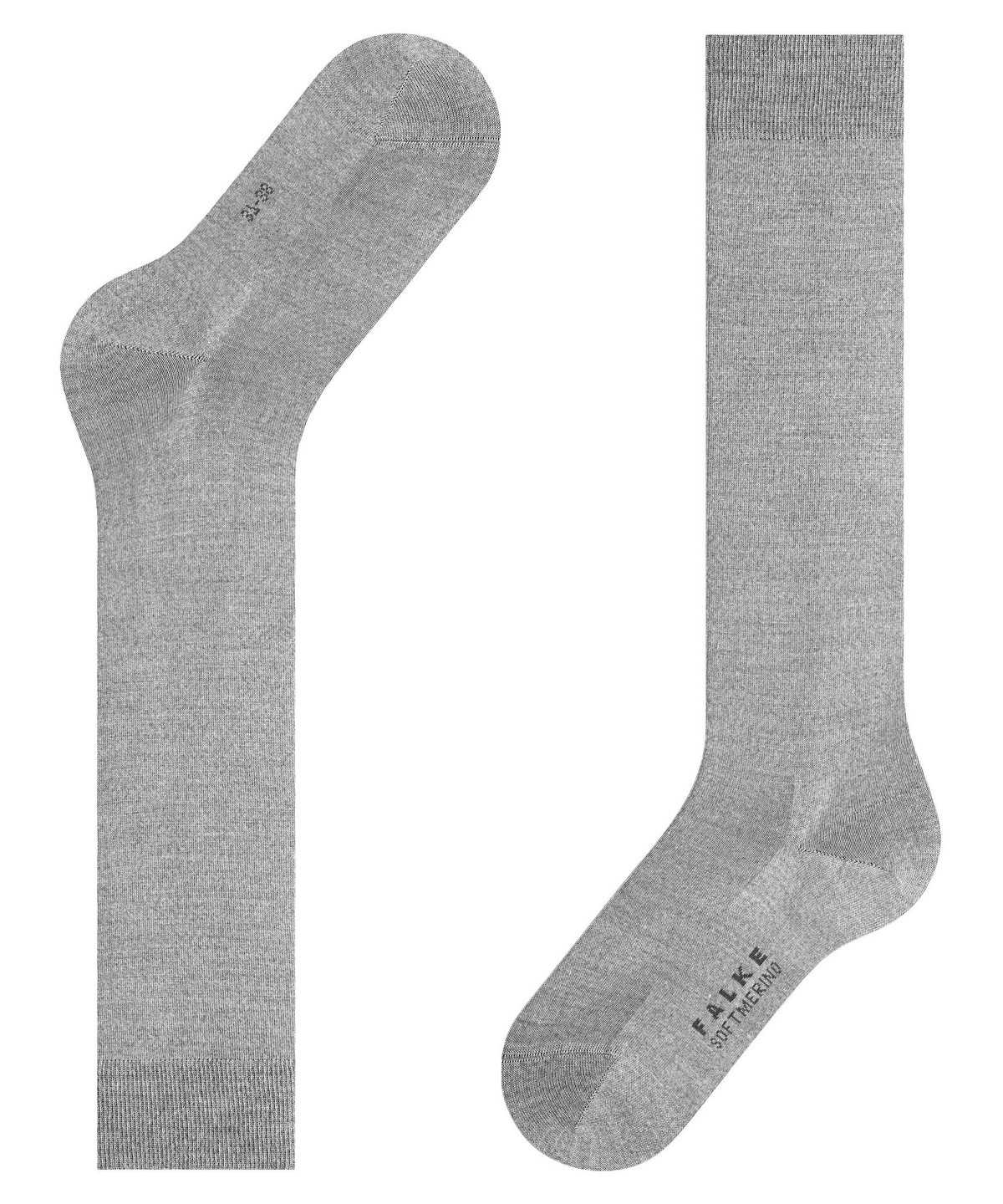 Falke Softmerino Knee-high Socks Naisten Sukat Harmaat | 79462UWFI