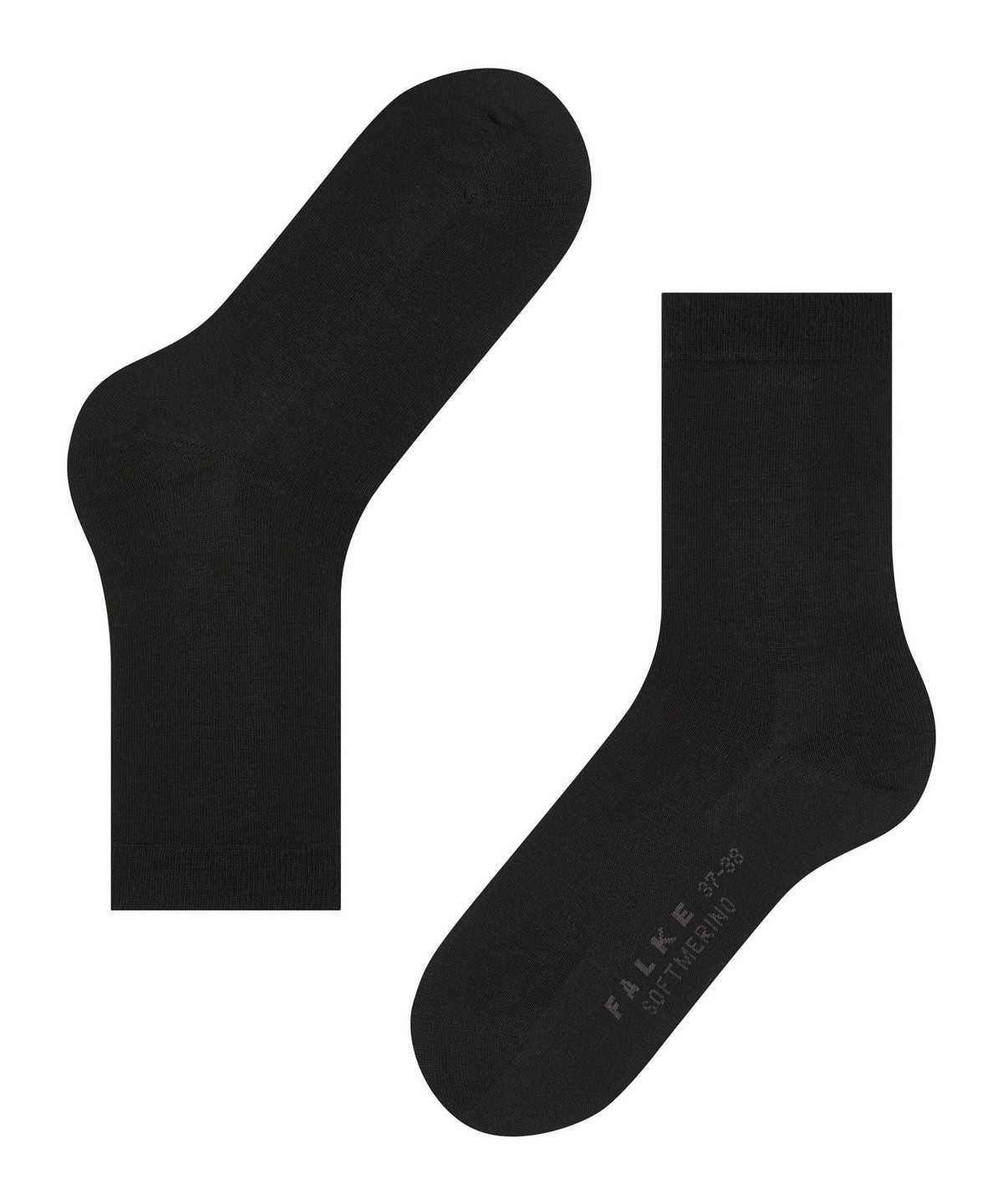 Falke Softmerino Socks Naisten Sukat Mustat | 28361CRUT