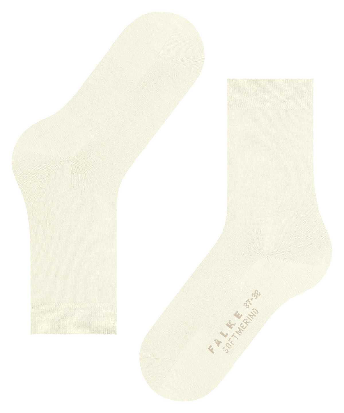 Falke Softmerino Socks Naisten Sukat Valkoinen | 07196USTH