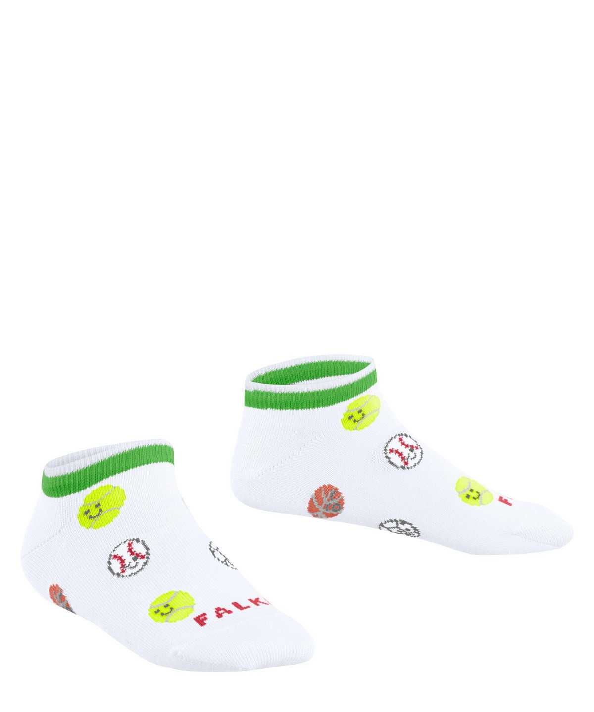 Falke Sporty Balls Sneaker socks Lasten Sukat Valkoinen | 08527PMZN