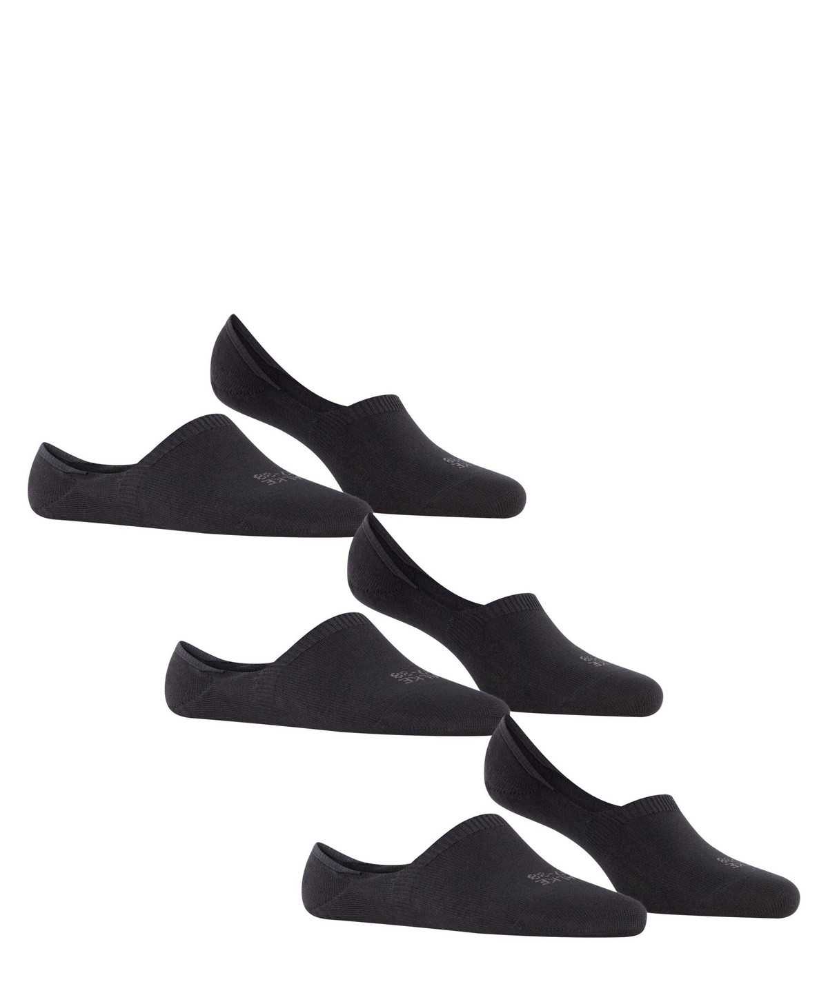 Falke Step 3-Pack Invisibles Naisten No Show Socks Mustat | 47281JKRU