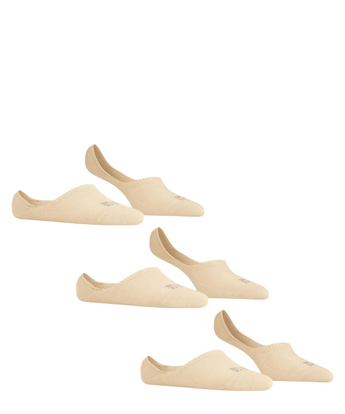 Falke Step 3-Pack Invisibles Naisten No Show Socks Beige | 31857PZCL