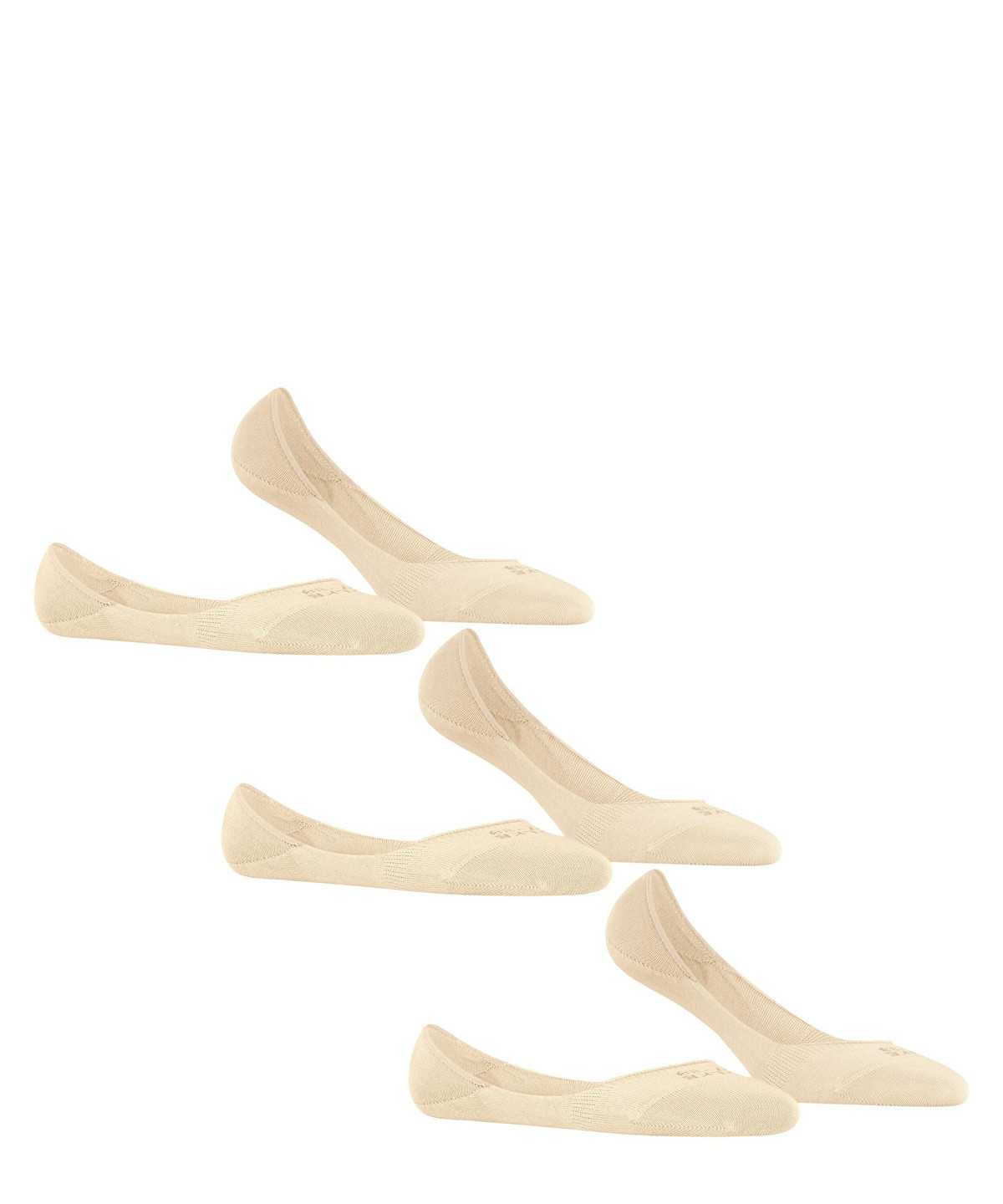 Falke Step 3-Pack Invisibles Naisten No Show Socks Beige | 19863GCWM