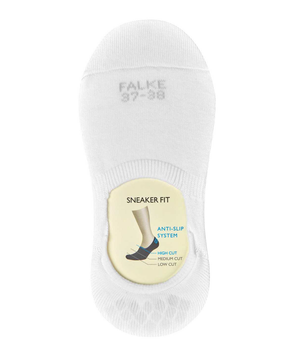 Falke Step High Cut Invisibles Naisten No Show Socks Valkoinen | 71924UZPT