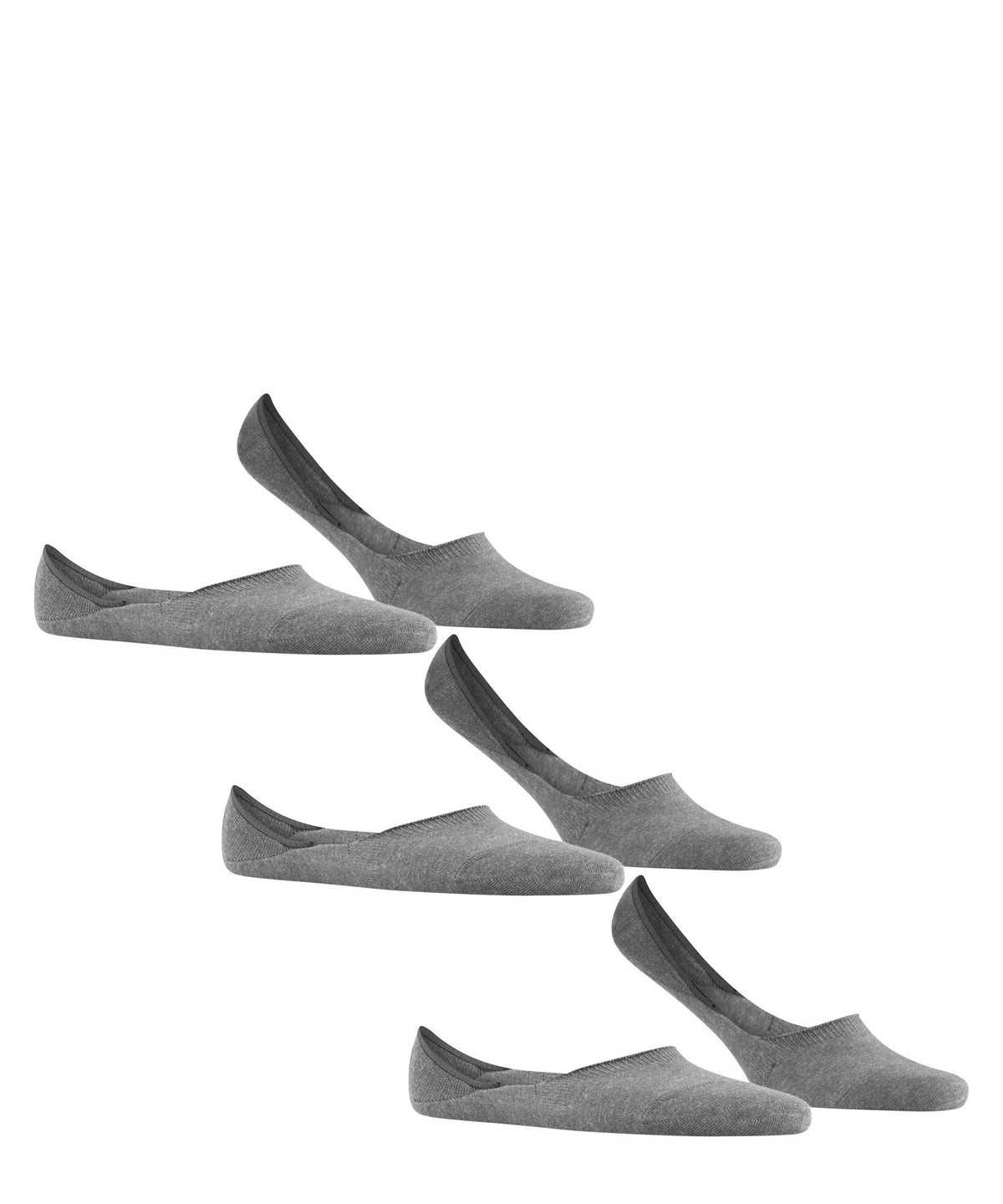 Falke Step Medium Cut 3-Pack Invisibles Miesten No Show Socks Harmaat | 65720IFXK