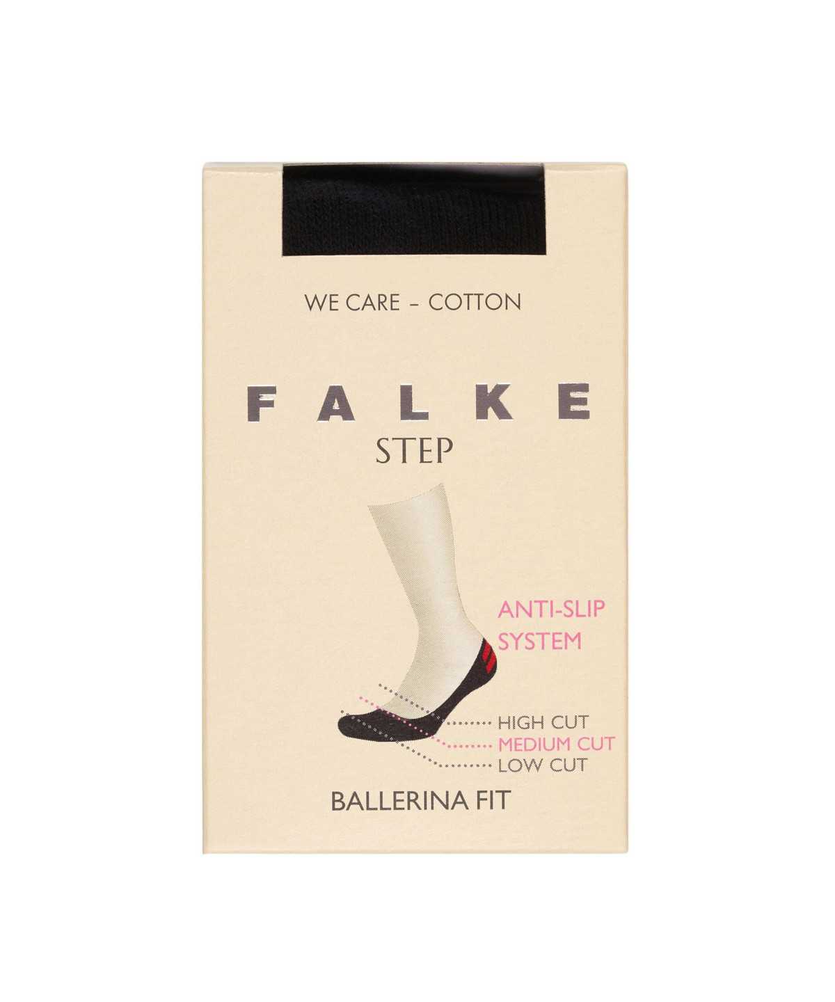 Falke Step Medium Cut Box Invisibles Naisten No Show Socks Mustat | 92503UCVQ