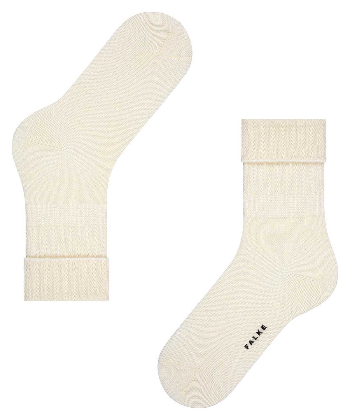 Falke Striggings Rib Boot socks Naisten Sukat Valkoinen | 84513GHRP