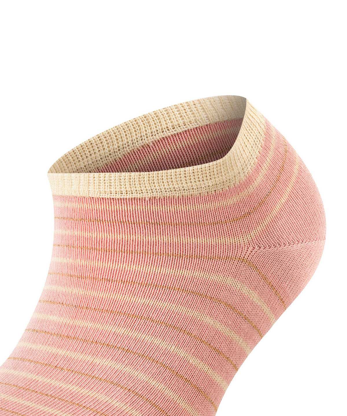 Falke Stripe Shimmer Sneaker Socks Naisten Sukat Pinkki | 83649CAGK