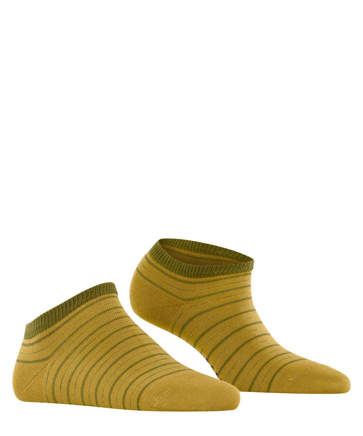 Falke Stripe Shimmer Sneaker Socks Naisten Sukat Keltainen | 45762PETU